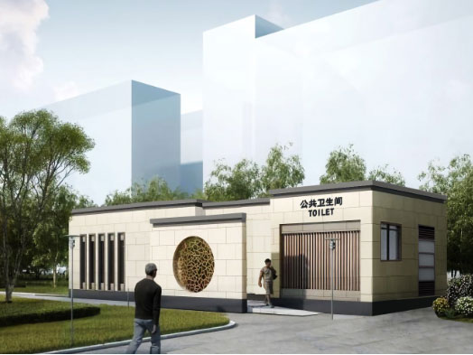 兰洋镇豪华组装型移动厕所